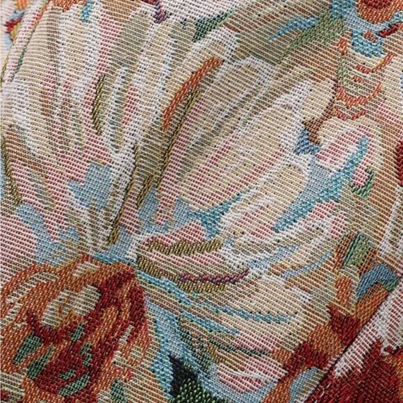 Corset Style Floral Tie Back Top - Picture 4 of 5